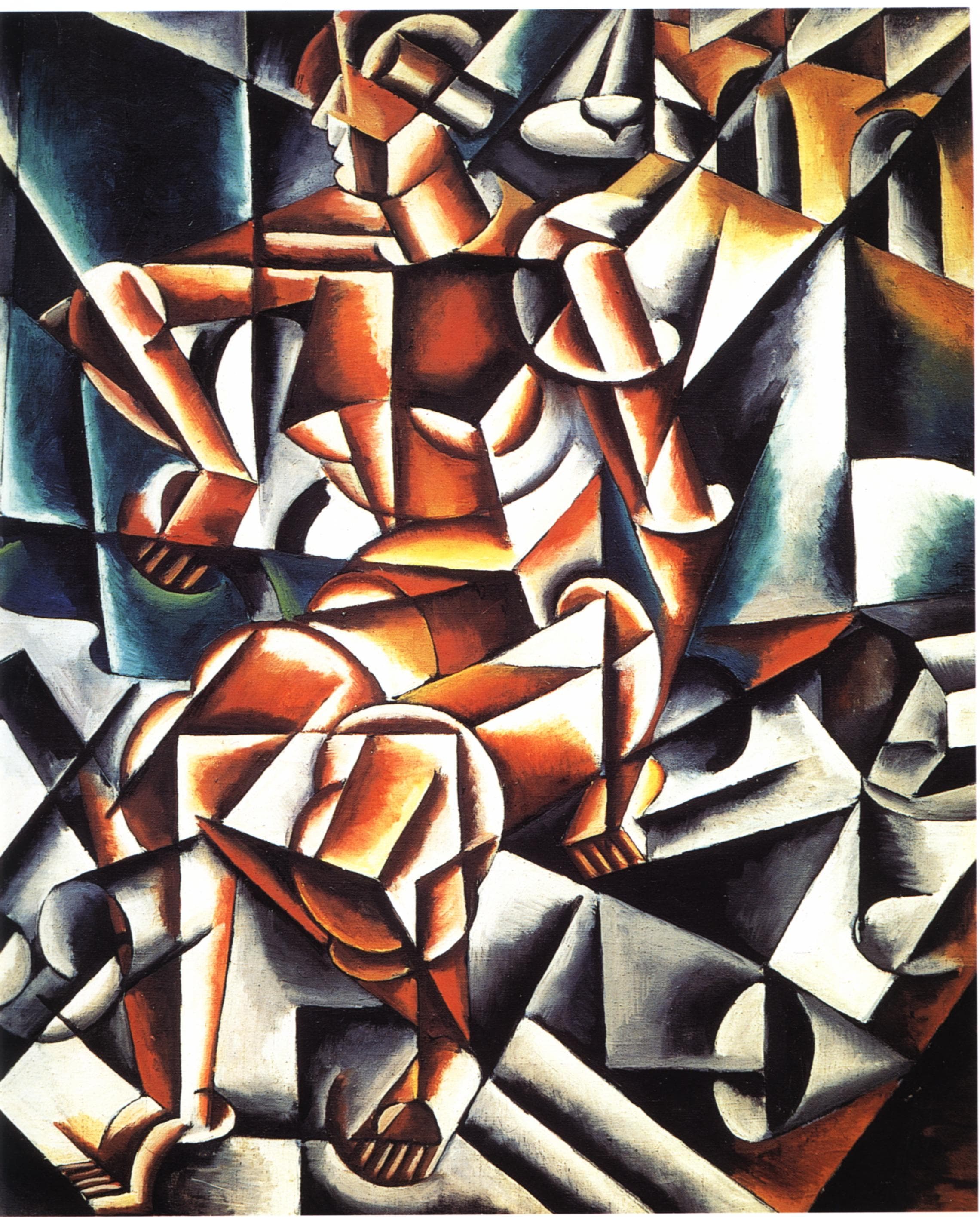 Liubov Popova, Air + Homme + Espace, 1912